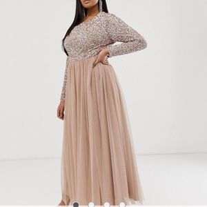 Sequined Maya bridesmaid dress size 16